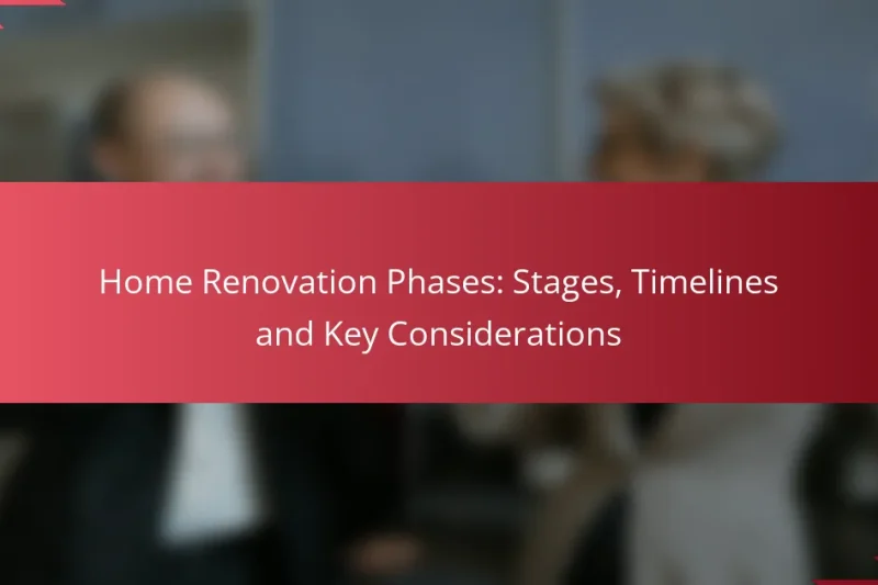 Fases de Renovación del Hogar: Etapas, Tiempos y Consideraciones Clave